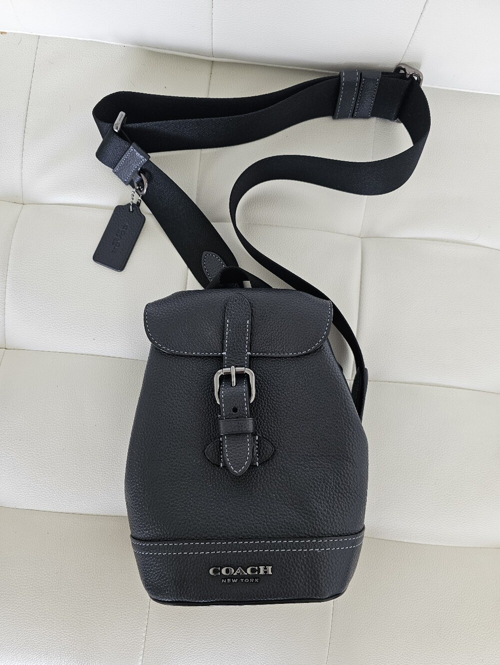 Authentic COACH Leather Mini Backpack Crossbody Bag